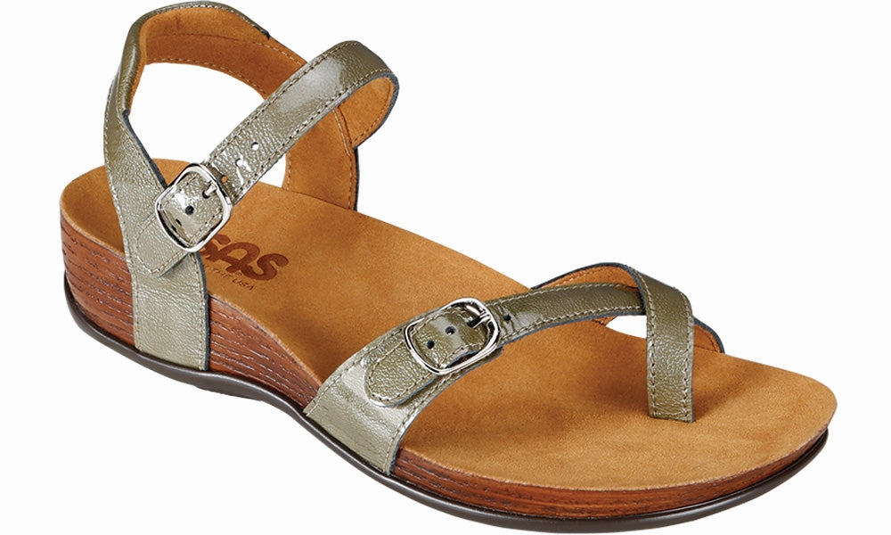 Pampa - Olive SAS comfort walking shoes with supportive build