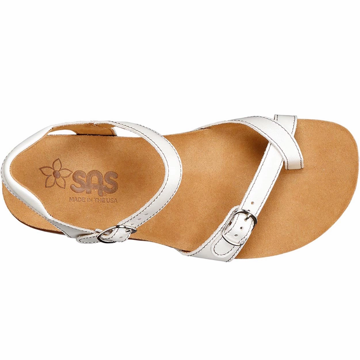 Pampa - Pearl White SAS orthopedic comfort shoes