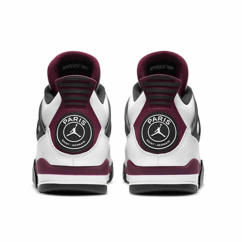 Paris Saint-Germain x Air Jordan 4 Retro 'Bordeaux' Air Jordan 4 retro basketball sneakers