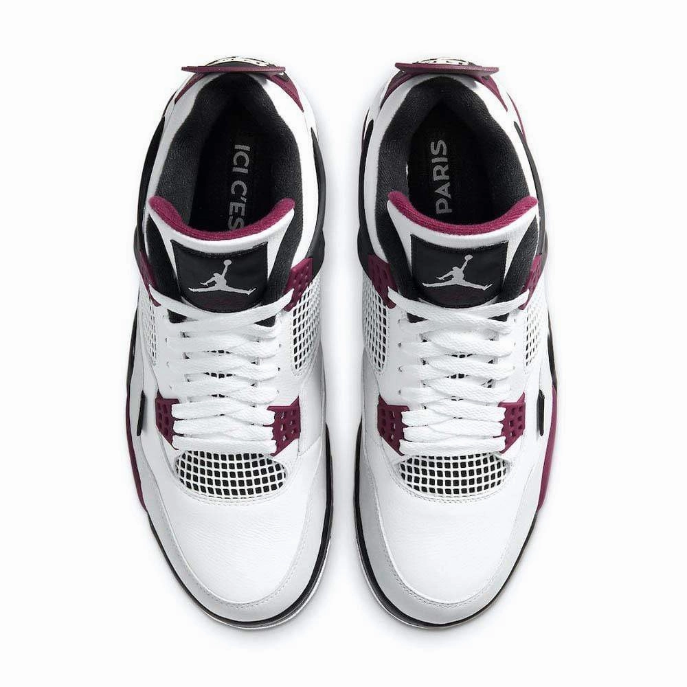 Paris Saint-Germain x Air Jordan 4 Retro 'Bordeaux' Air Jordan 4 retro basketball sneakers