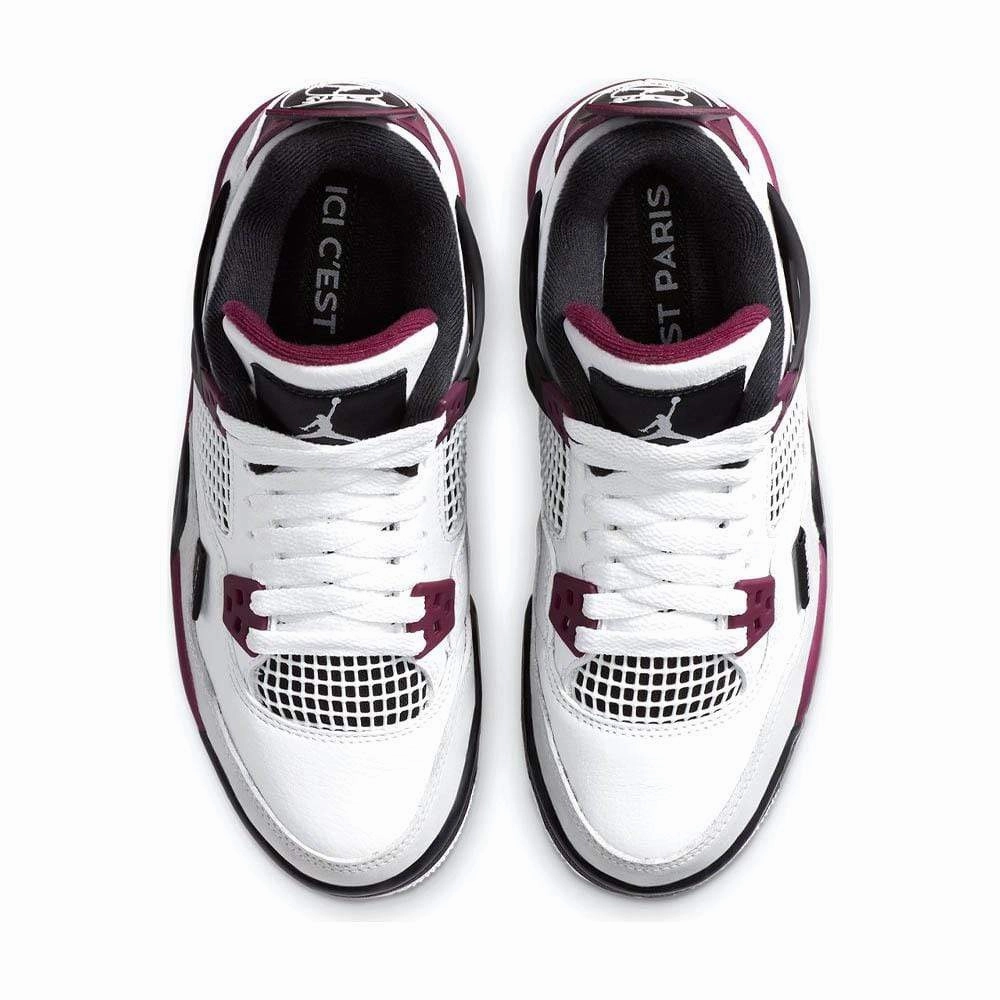 Paris Saint-Germain x Air Jordan 4 Retro GS 'Bordeaux' Air Jordan 4 retro basketball sneakers