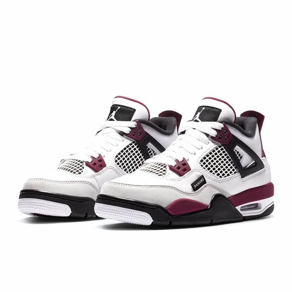 Paris Saint-Germain x Air Jordan 4 Retro GS 'Bordeaux' Air Jordan 4 retro basketball sneakers