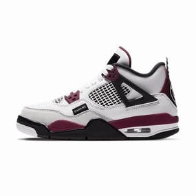 Paris Saint-Germain x Air Jordan 4 Retro GS 'Bordeaux' Air Jordan 4 bold sneakers with athletic edge