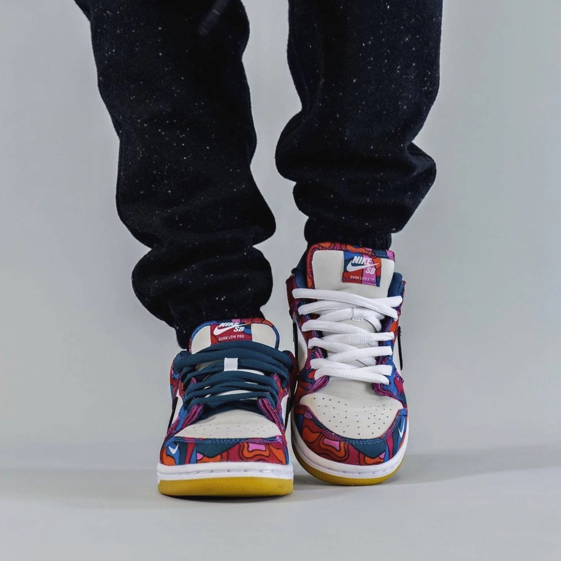 Parra x Nike Dunk Low Pro SB 'Abstract Art' Nike SB skateboarding shoes