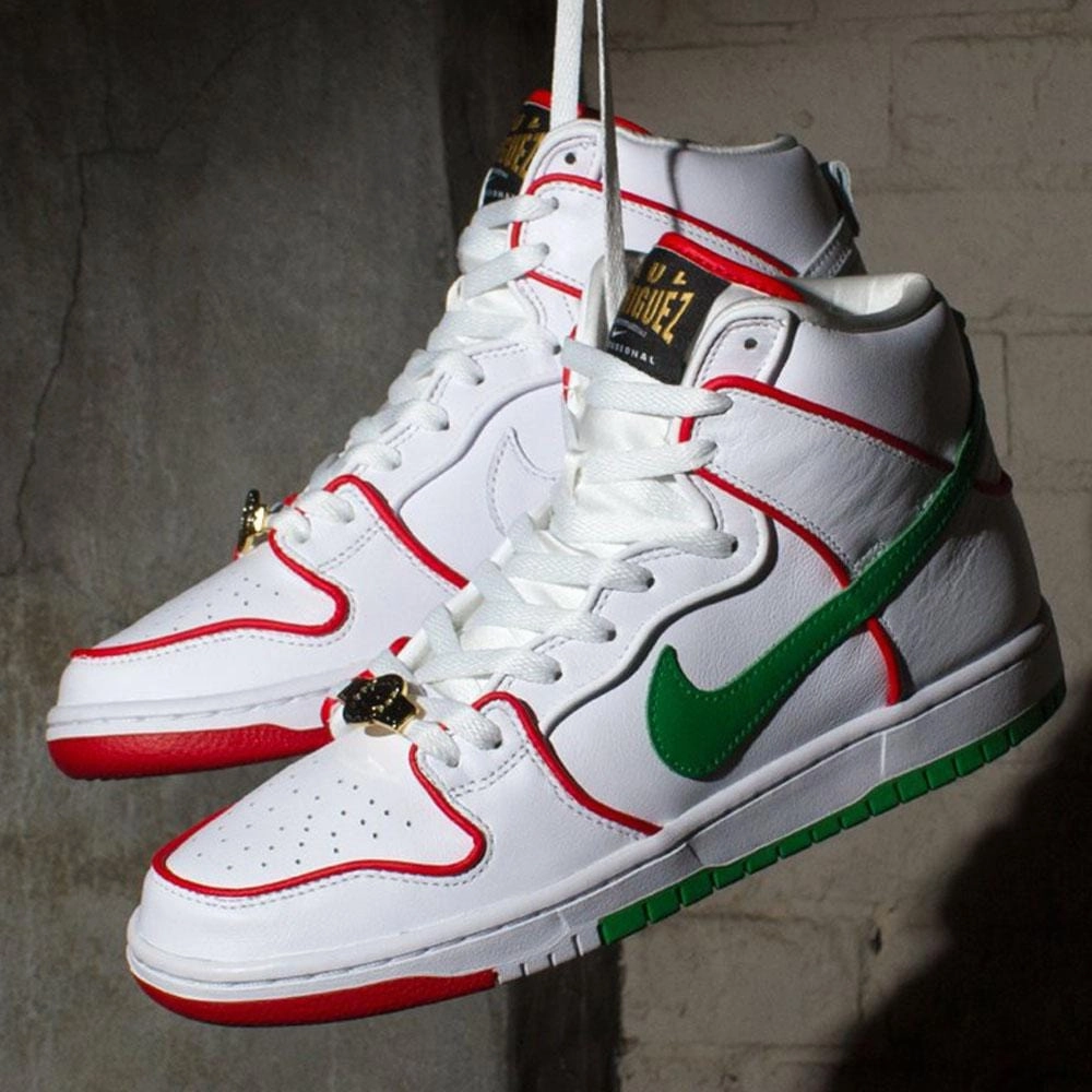 Paul Rodriguez x Dunk High Premium SB 'Boxing' Nike SB skateboarding shoes
