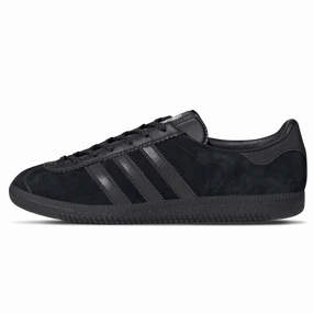 Peter Saville x Adidas Pulsebeat Spezial 'Black Carbon' Adidas Handball Spezial trainers with gum sole
