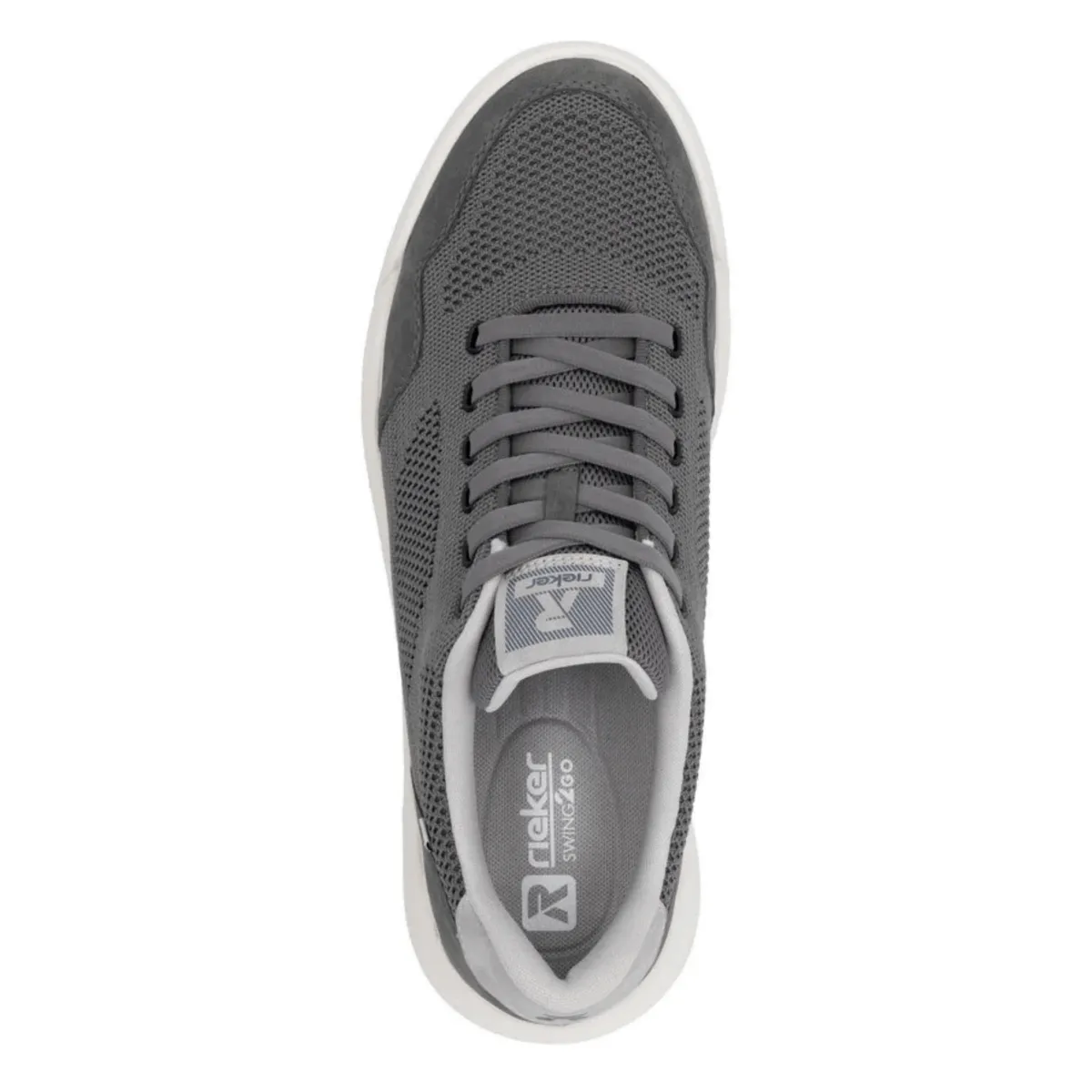 Rieker Men's U1104-45 Asa Smoke/Lead/Cement Rieker Shoes