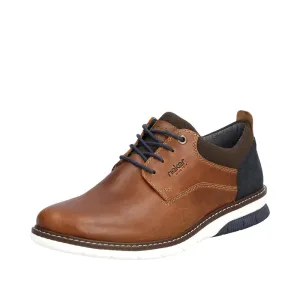 Rieker Shoes 14405-24 Lace Up Brown Multi