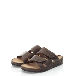 Rieker Shoes 25691-25 Brown Slide Adjustable
