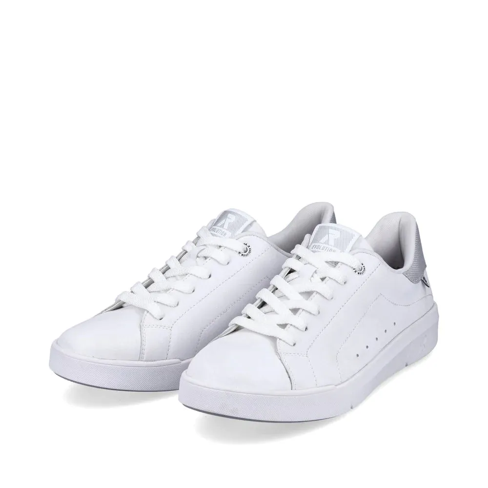 Rieker Shoes 41902-80 White Sneaker Lace