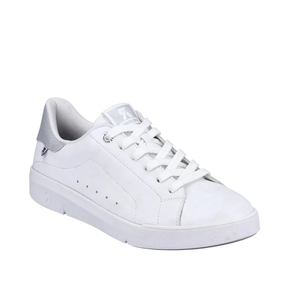 Rieker Shoes 41902-80 White Sneaker Lace