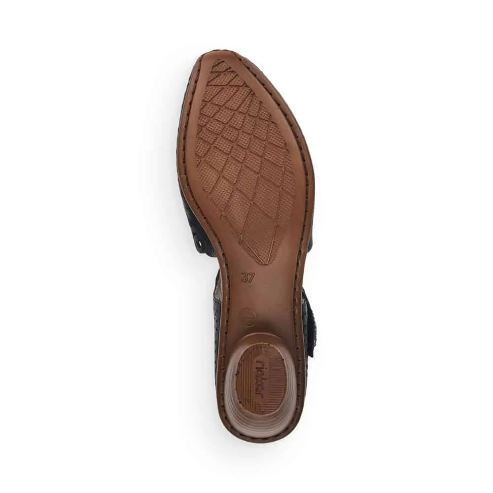 Rieker Shoes 43753-00 Black Mary Jane