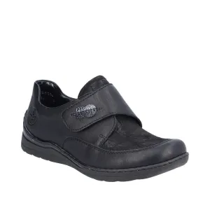 Rieker Shoes 48954-00 Velcro Black