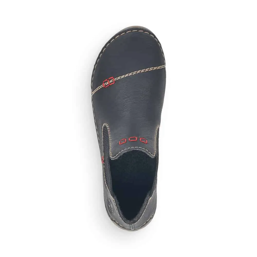 Rieker Shoes 52590-01 Black Chelsea