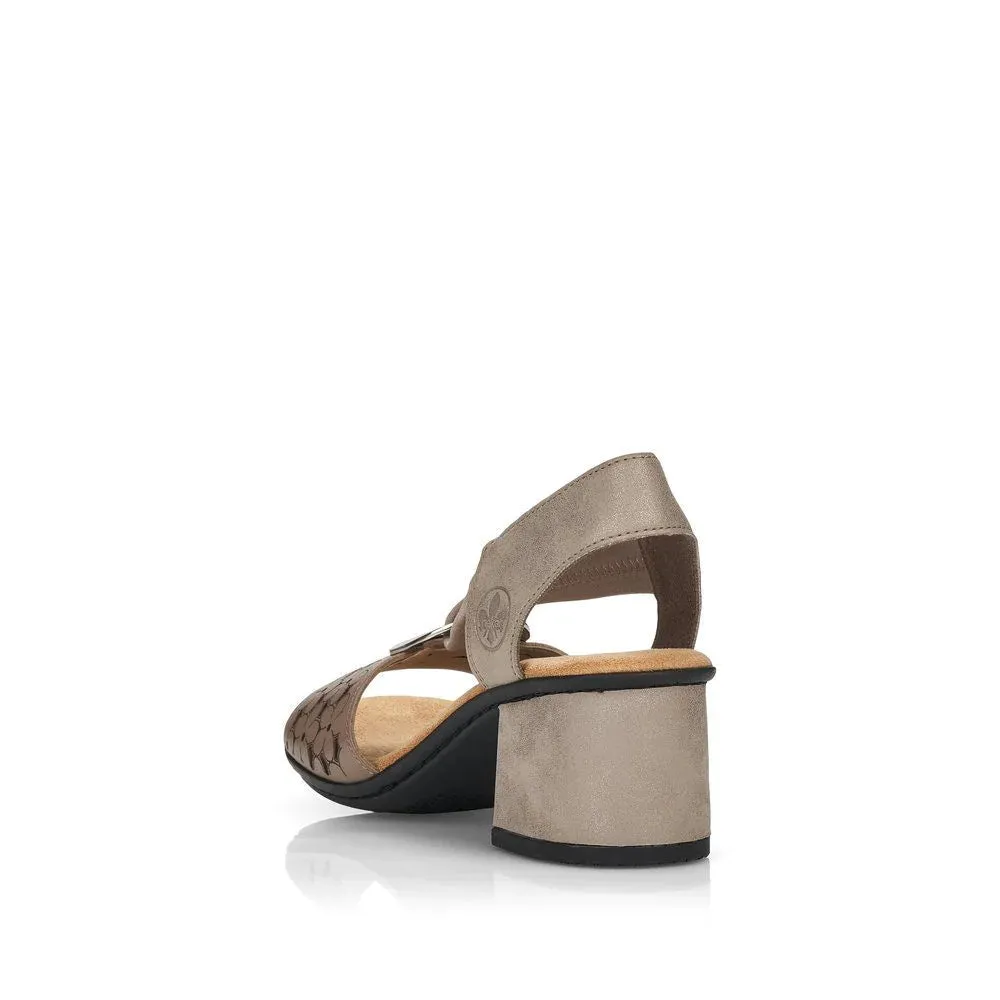 Rieker Shoes 64677-64 Slip On Grey Multi