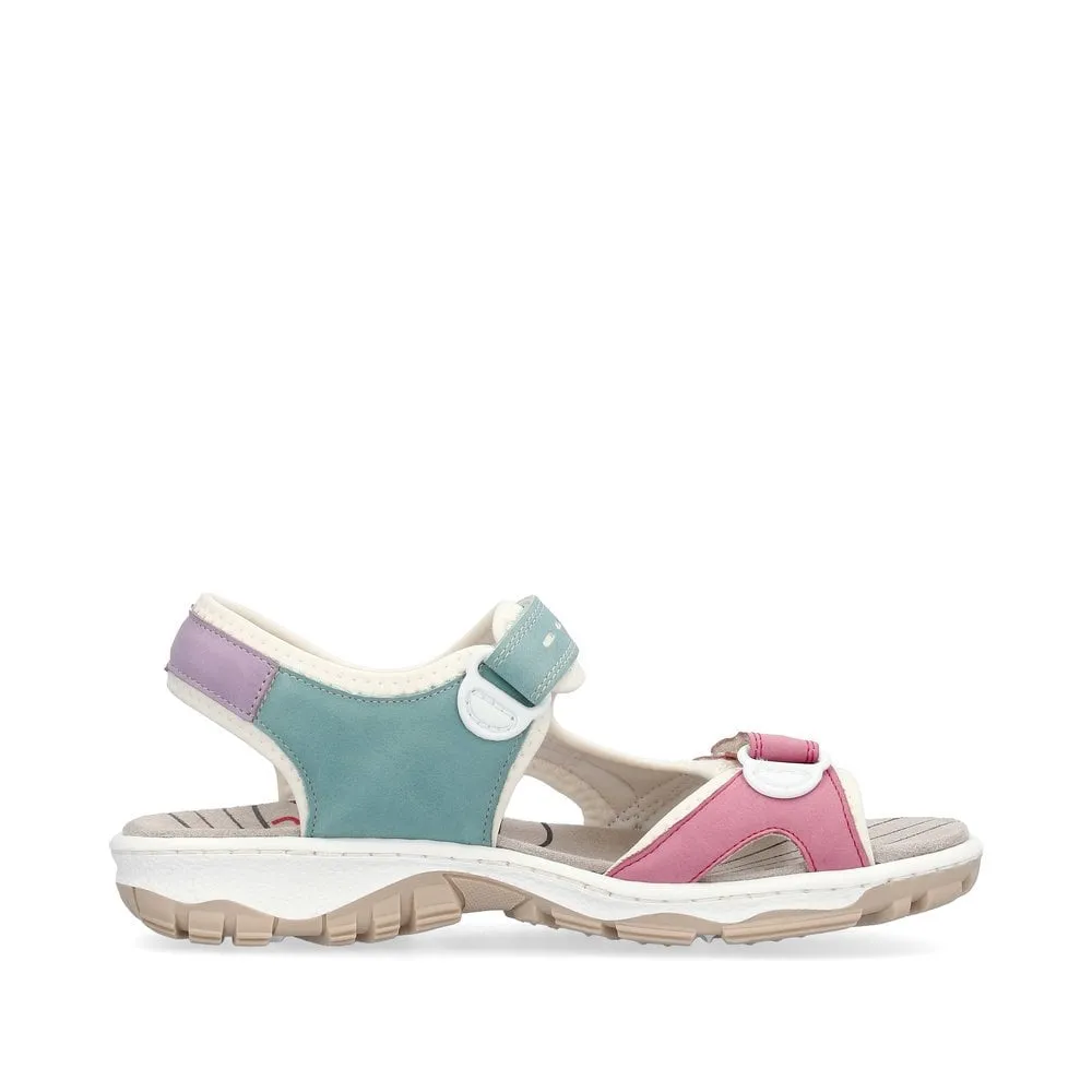 Rieker Shoes 68866-92 Velcro Retro Multi