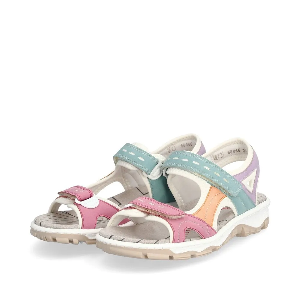 Rieker Shoes 68866-92 Velcro Retro Multi