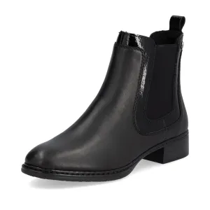 Rieker Shoes 73457-00 Chelsea Black