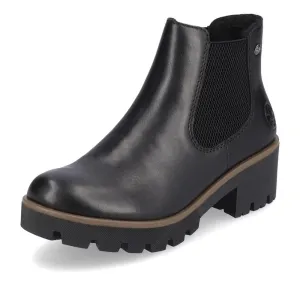 Rieker Shoes 79265-02 Black Chelsea