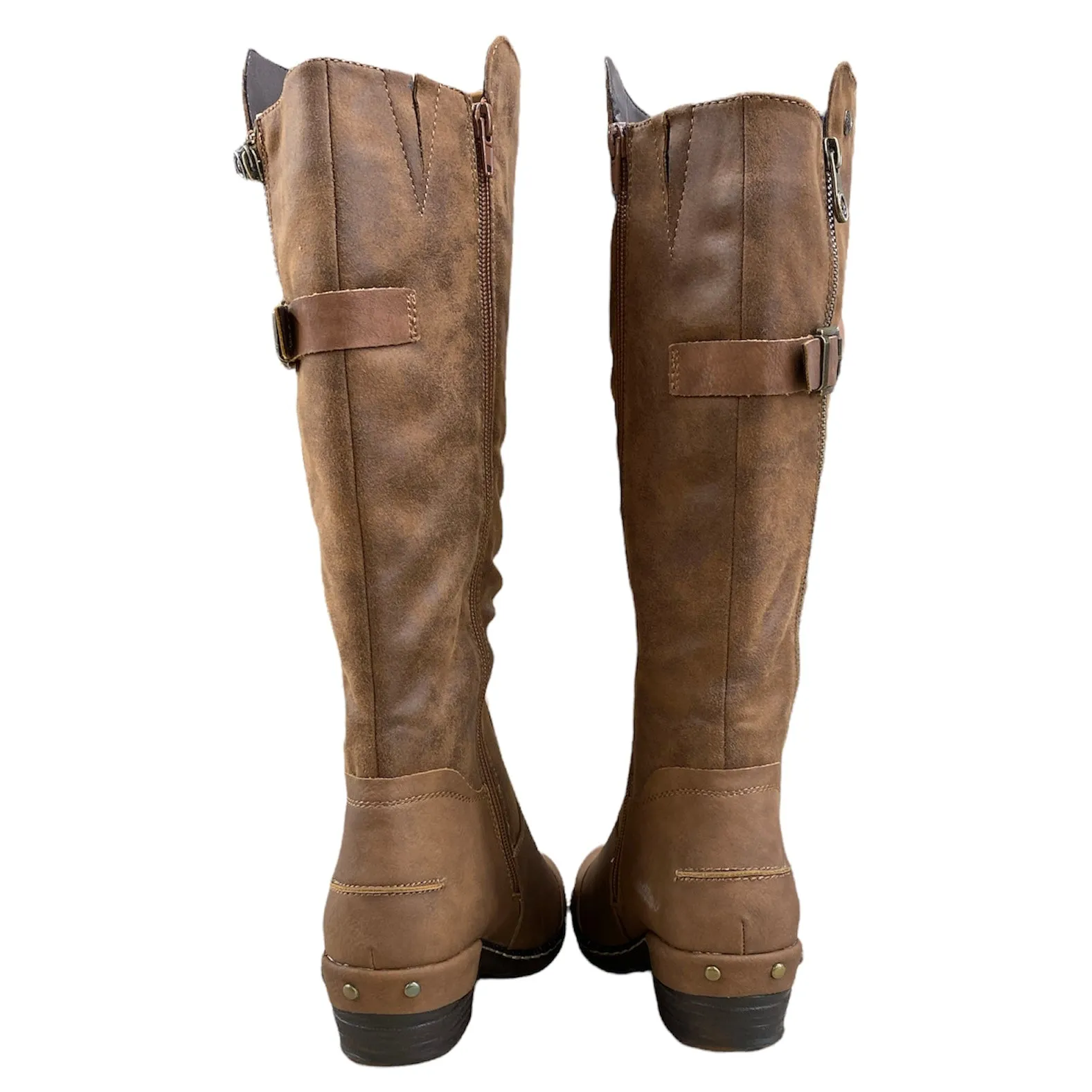 Rieker Shoes 93654-22 Brown Tall Riding Boot RTex