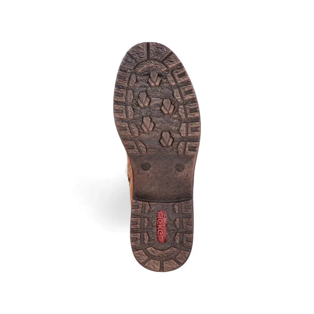 Rieker Shoes 94762-22 Tan Tall Lined RTex