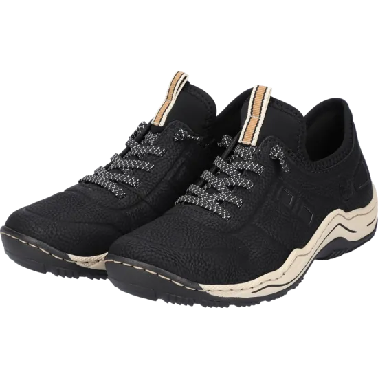 Rieker Shoes L0563-00 Black Bungee Lace