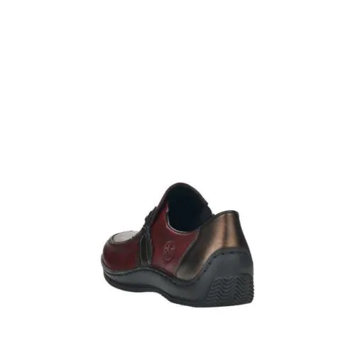 Rieker Shoes L1759-30 Red Multi Slip On