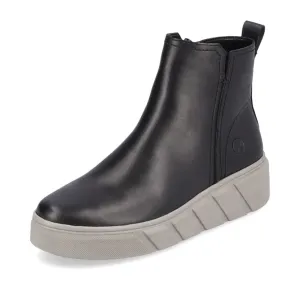 Rieker Shoes W0562-00 Black Ankle Boot