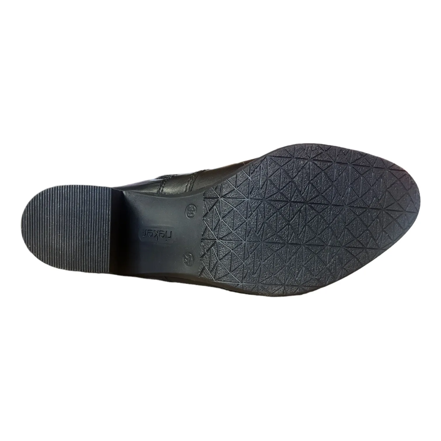 Rieker Shoes Y2040-00 Lace Up Heel