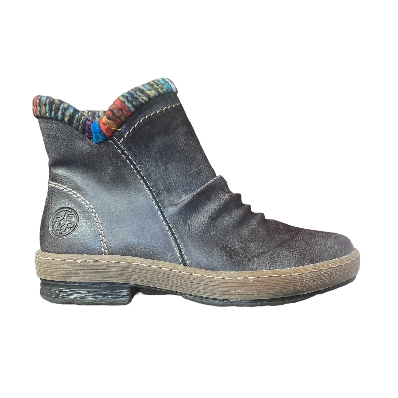 Rieker Shoes Z6755-45 Slip On Knit Cuff