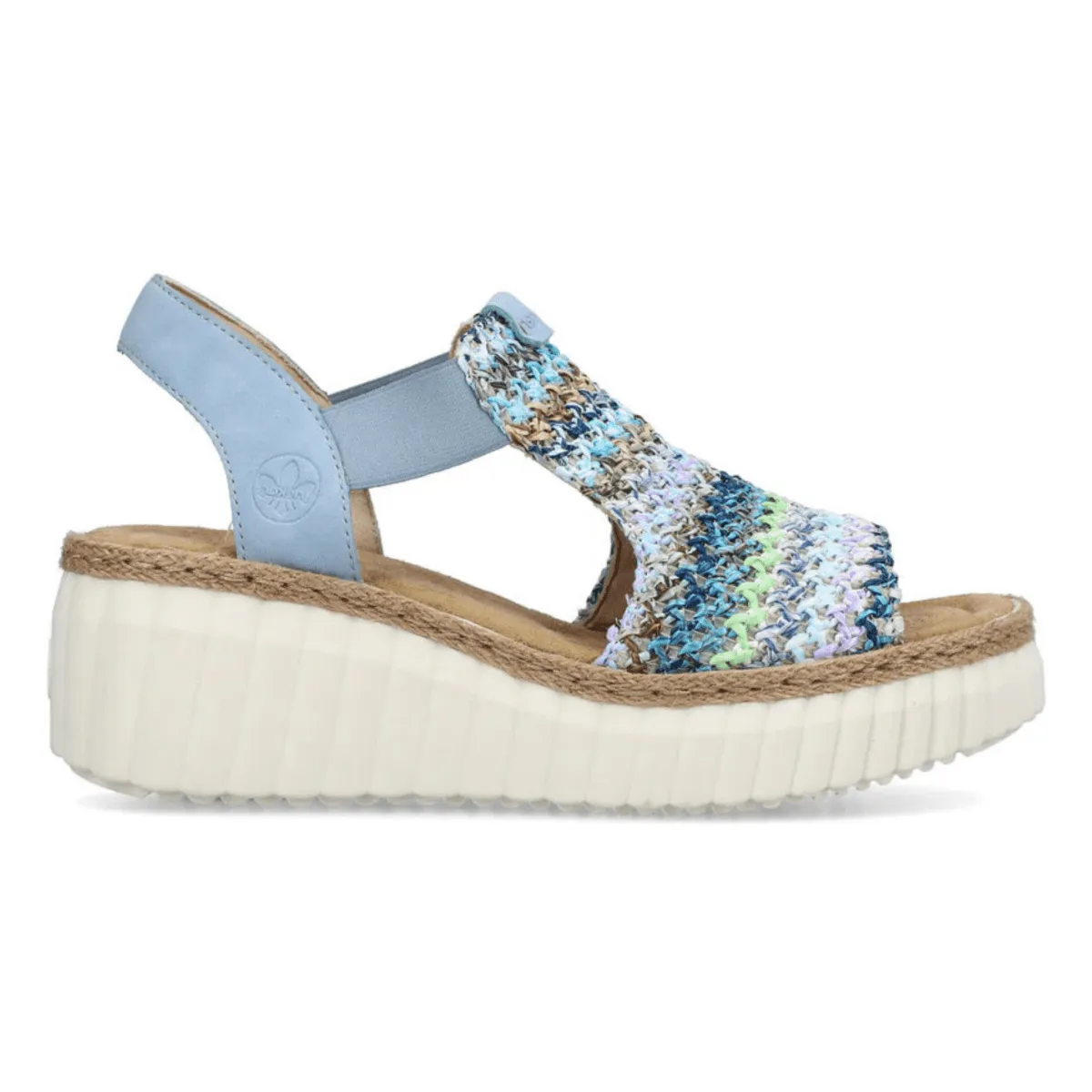 Rieker Women's 69172-91 Rose Blue Multi/Aqua Rieker Shoes