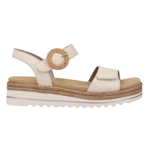 Rieker Women's D0Q52-60 Jocelyn Off-White Leather Rieker Shoes
