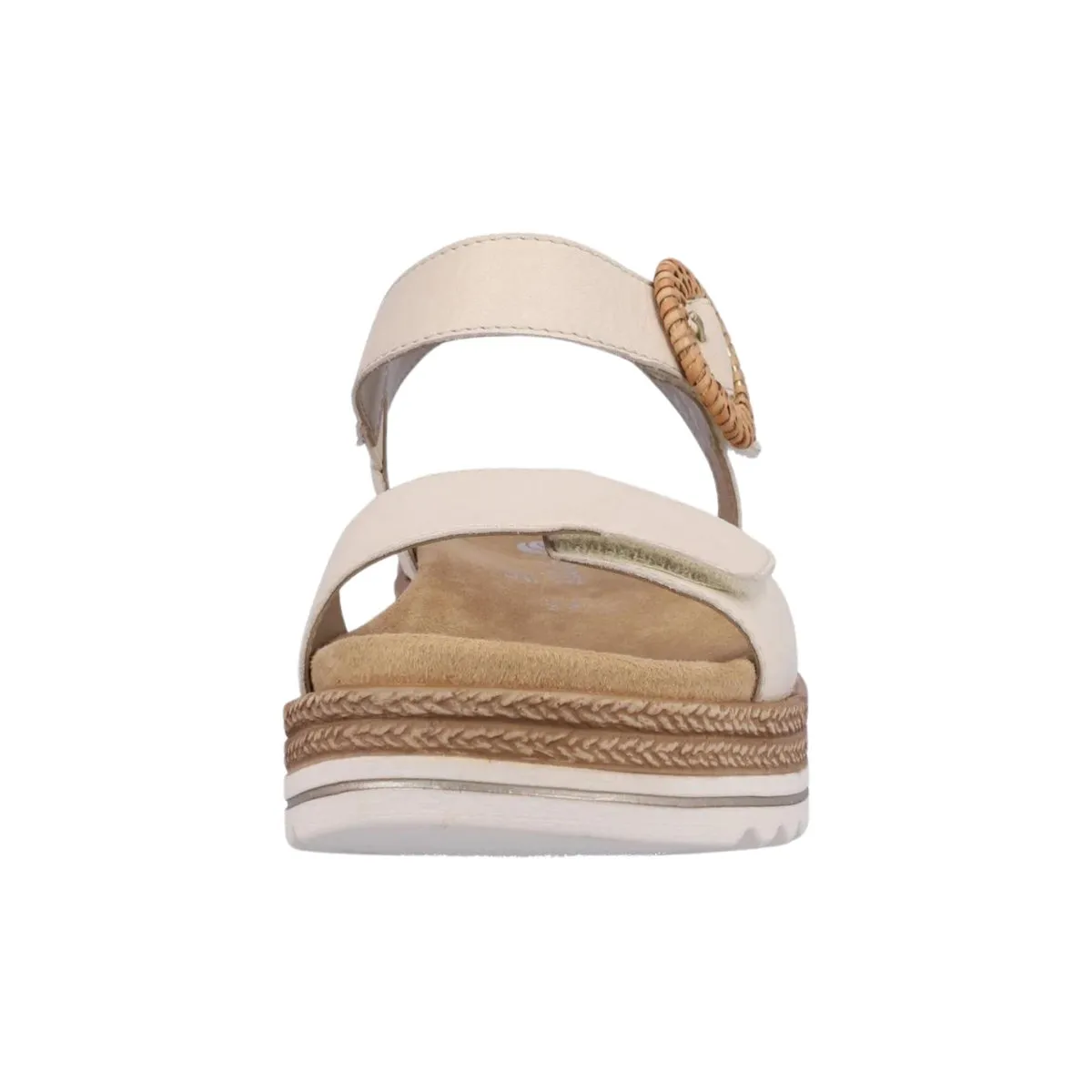 Rieker Women's D0Q52-60 Jocelyn Off-White Leather Rieker Shoes