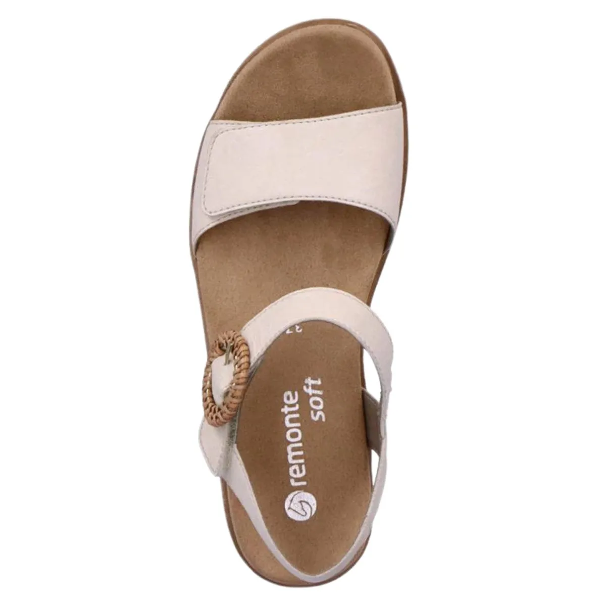 Rieker Women's D0Q52-60 Jocelyn Off-White Leather Rieker Shoes