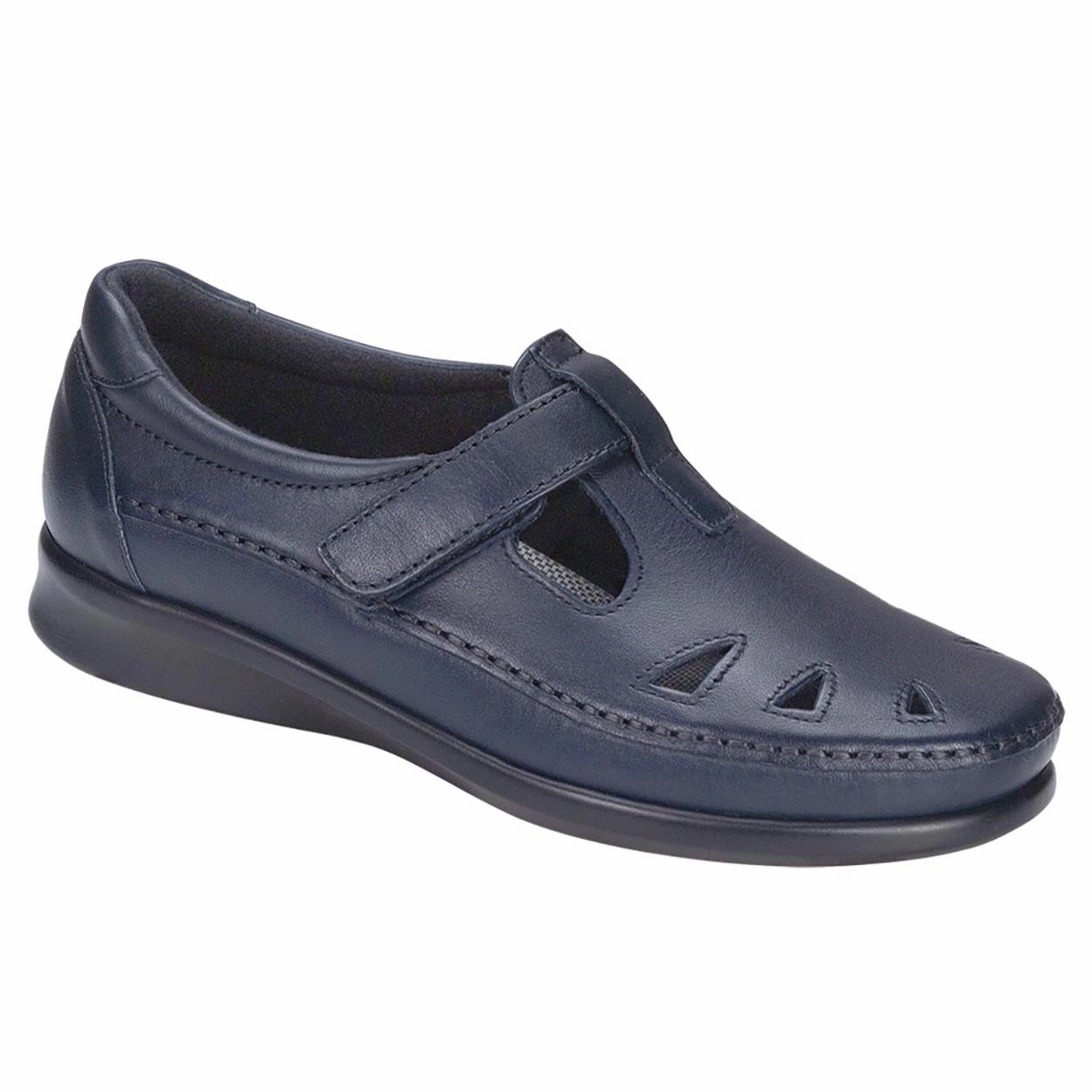 Roamer - Navy SAS comfort walking shoes with supportive build