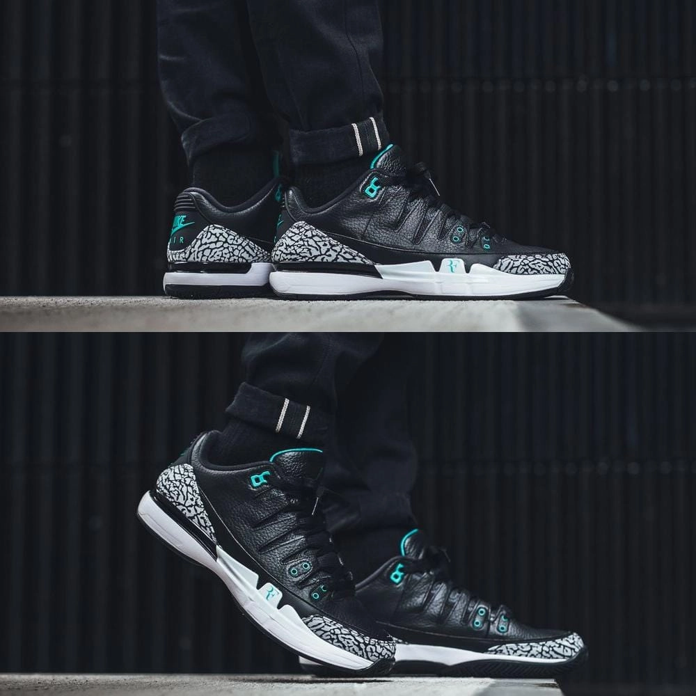 Roger Federer x Nike Zoom Vapor Air Jordan 3 Atmos All-day support retro kicks