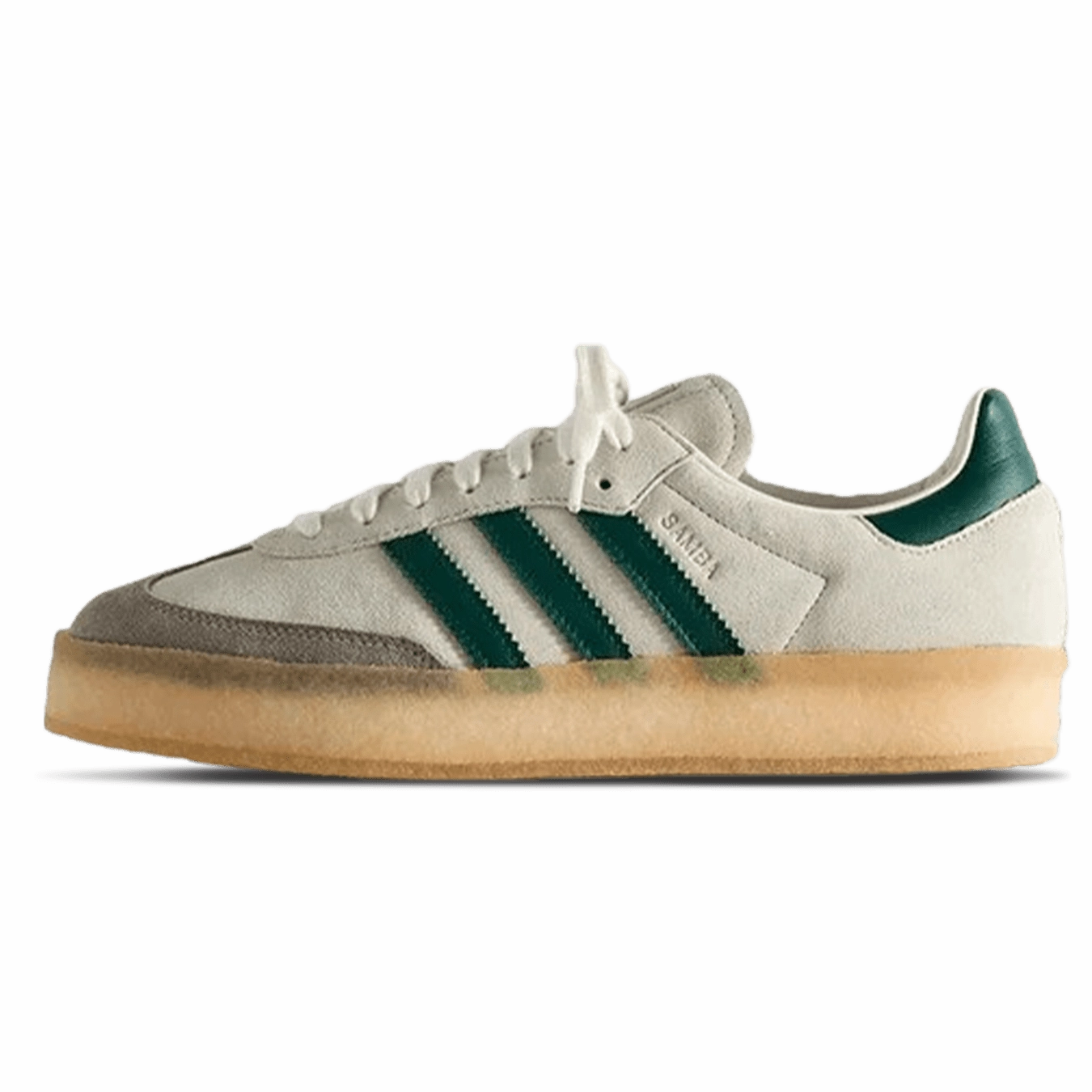 Ronnie Fieg x Clarks x Adidas 8th Street Samba 'Chalk White' Adidas Samba low-profile casual sneakers