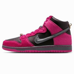 Run The Jewels x Nike Dunk High SB '4/20' Nike SB skate shoes with padded support and grip