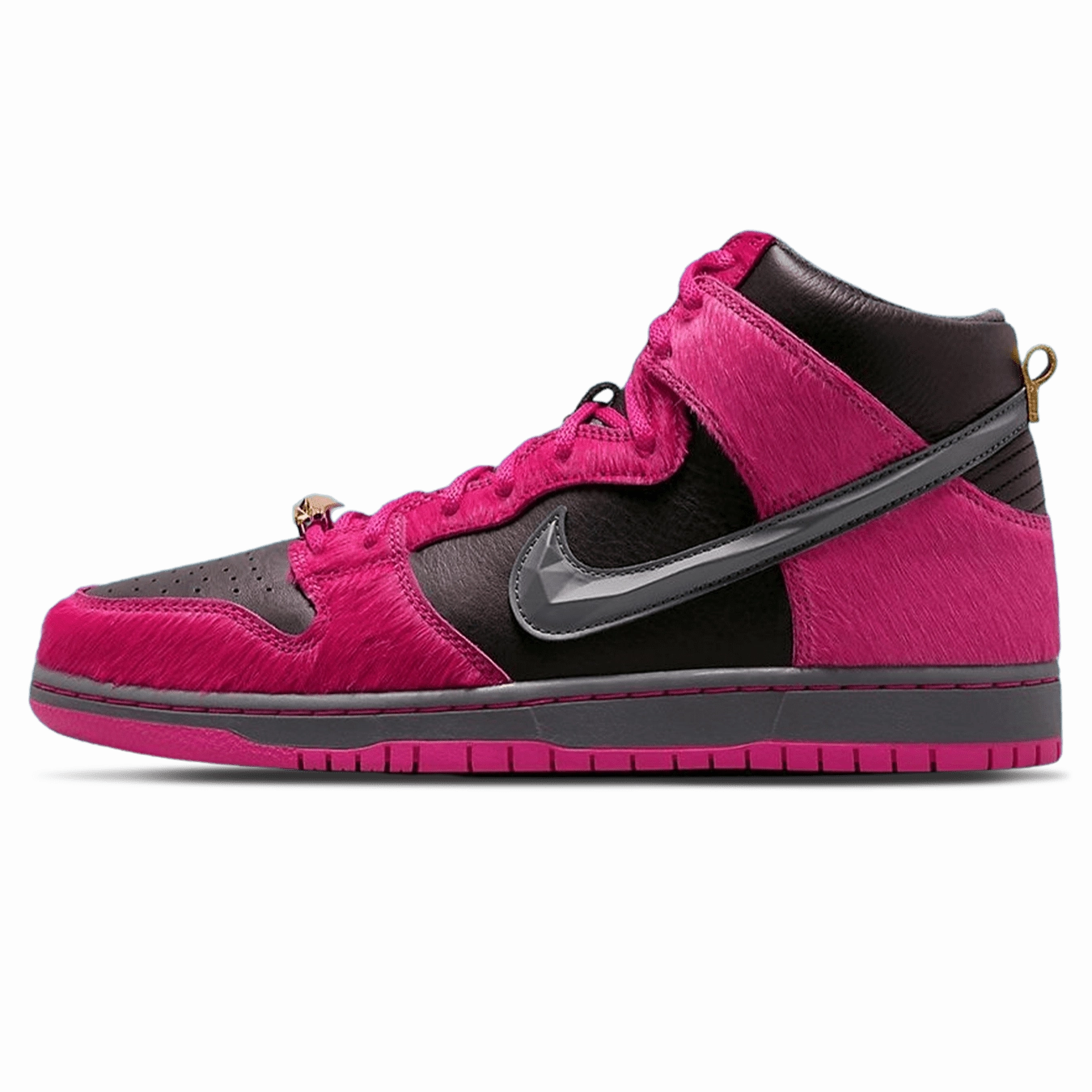 Run The Jewels x Nike Dunk High SB '4/20' Nike SB skate shoes with padded support and grip
