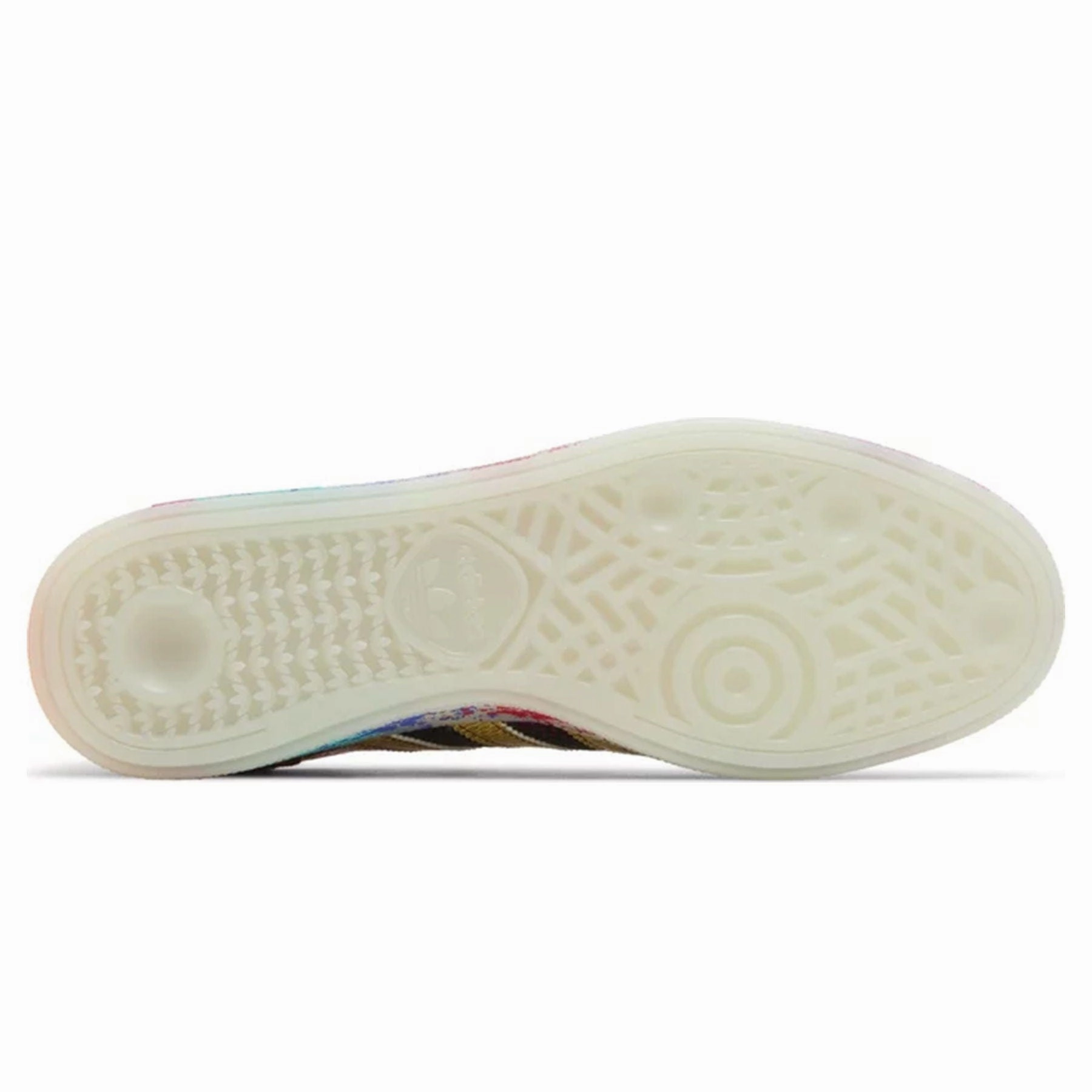 S.E.E.D. x adidas Handball Spezial 'Scarlet Gold Paint Splatter' Low-profile athletic trainers
