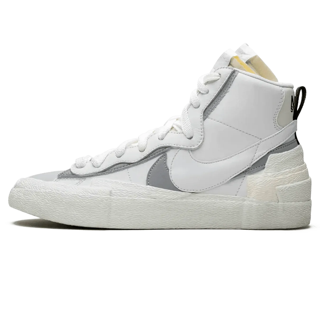 sacai x Blazer Mid 'White Grey' nike sacai collaboration stylish sneakers