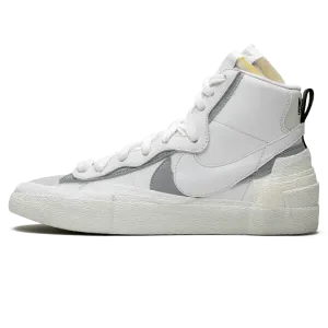 sacai x Blazer Mid 'White Grey' nike sacai collaboration stylish sneakers