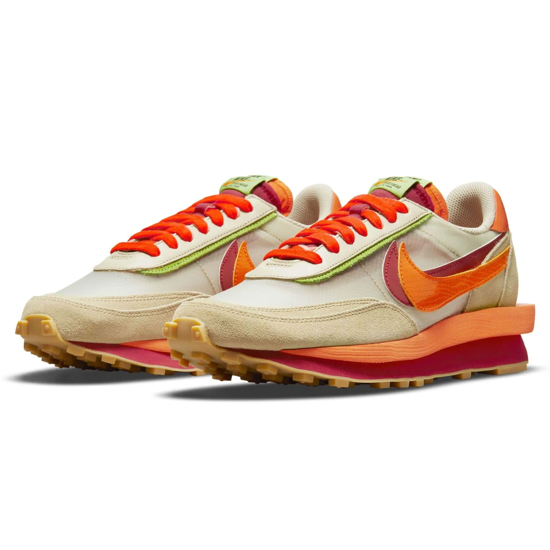 sacai x Clot x LDWaffle 'Net Orange Blaze' Sacai collaboration