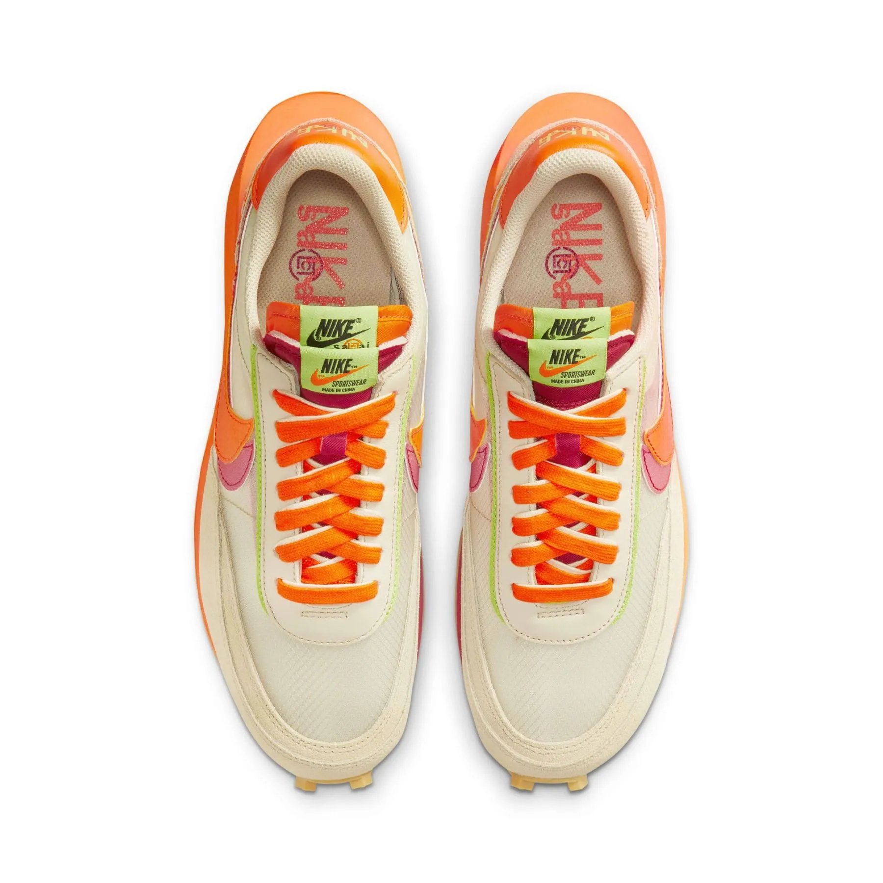 sacai x Clot x LDWaffle 'Net Orange Blaze' Sacai collaboration