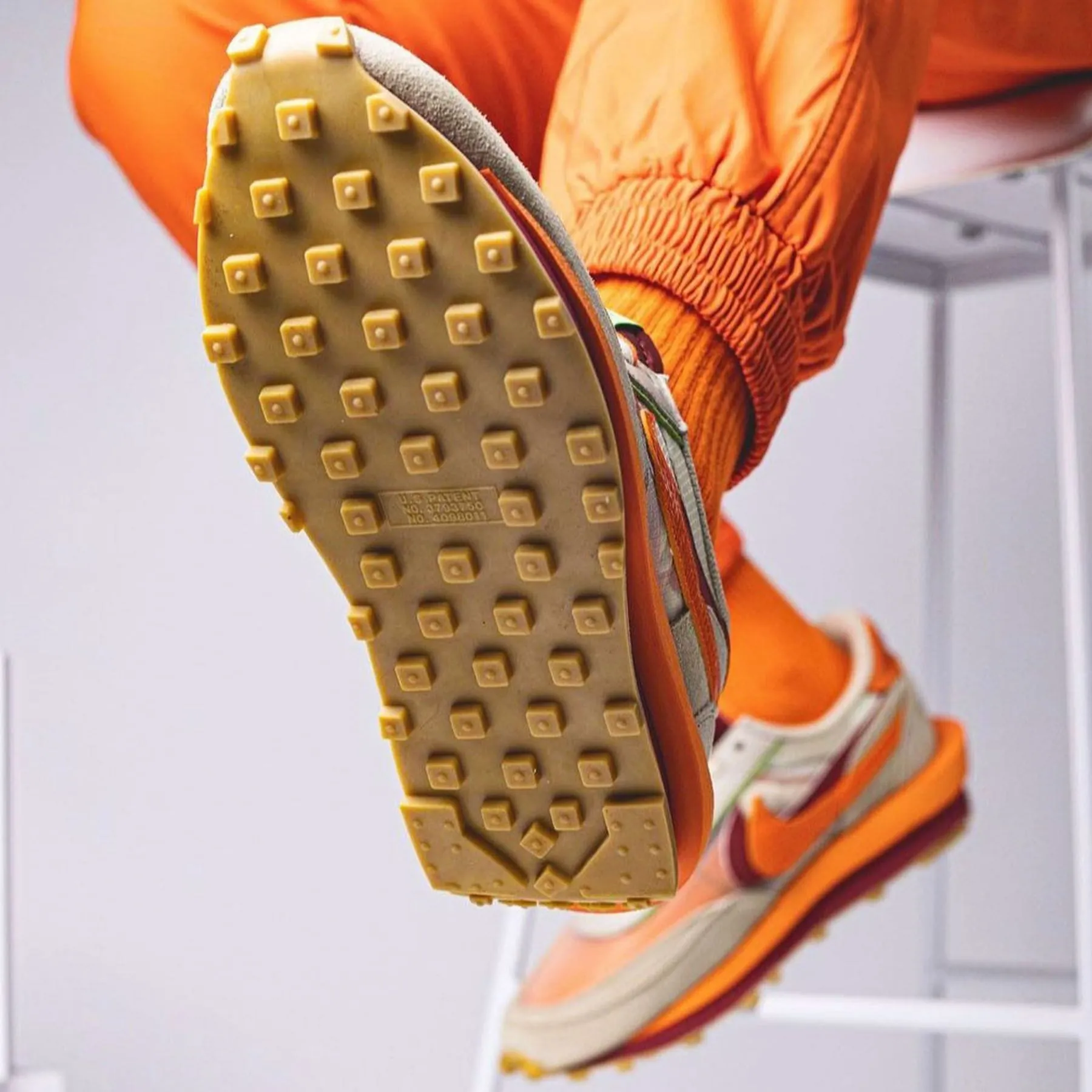 sacai x Clot x LDWaffle 'Net Orange Blaze' Sacai collaboration