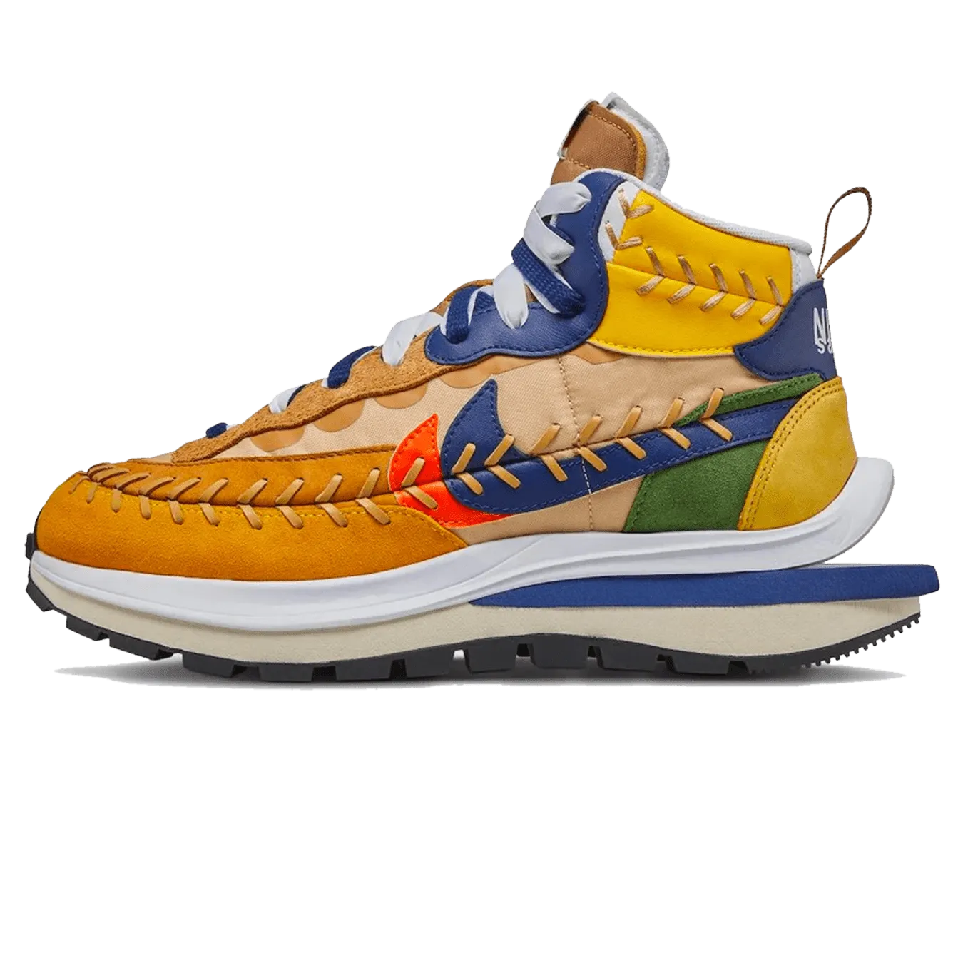 sacai x Jean Paul Gaultier x VaporWaffle 'Sesame' nike sacai collaboration stylish sneakers