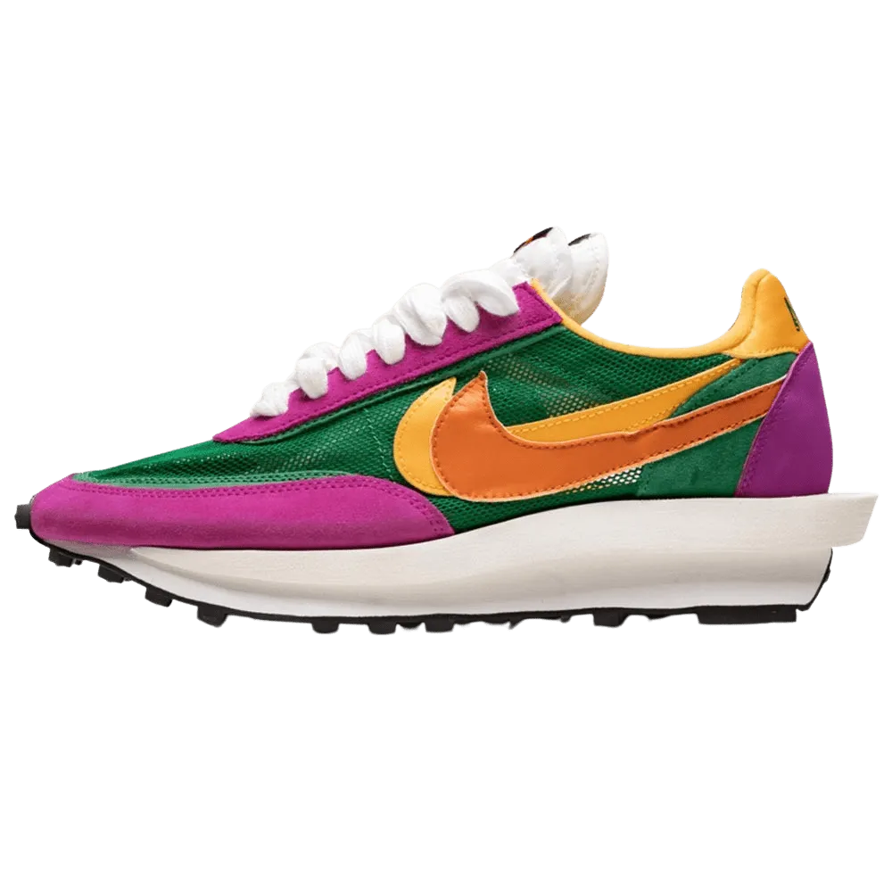 Sacai x LDWaffle 'Pine Green' nike sacai collaboration stylish sneakers