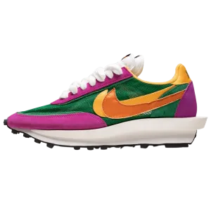 Sacai x LDWaffle 'Pine Green' nike sacai collaboration stylish sneakers