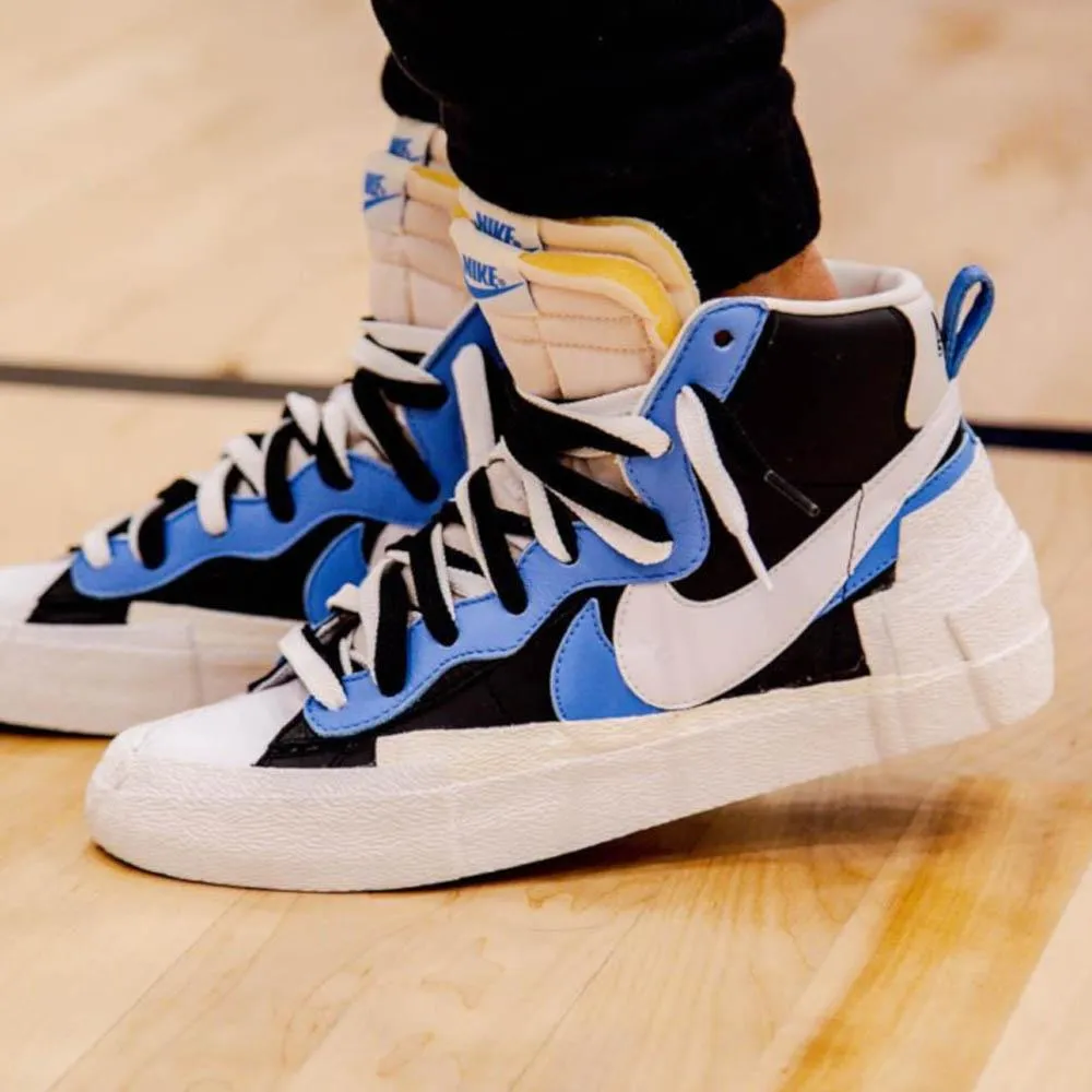 Sacai x Nike Blazer Mid 'Black Blue' Sacai collaboration