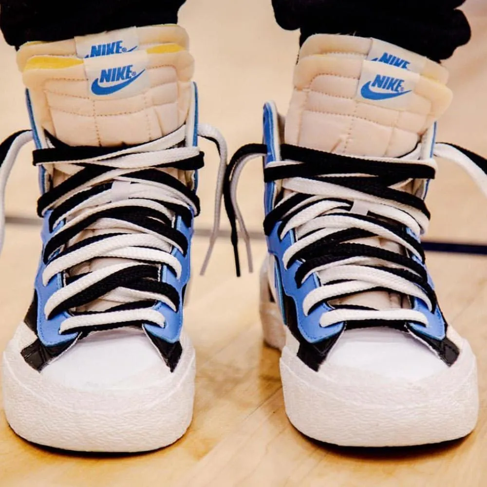 Sacai x Nike Blazer Mid 'Black Blue' Sacai collaboration